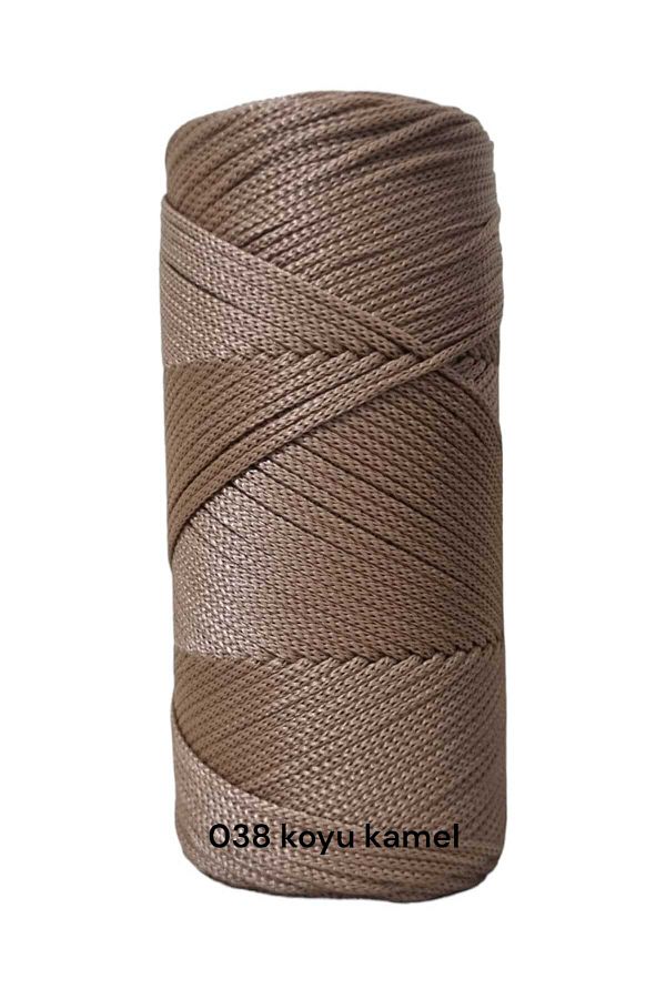 erdoğan hobi-polyester macrame string 200gr macrame string bag string runner string knitting string no4 - 1.4mm macrame string 1