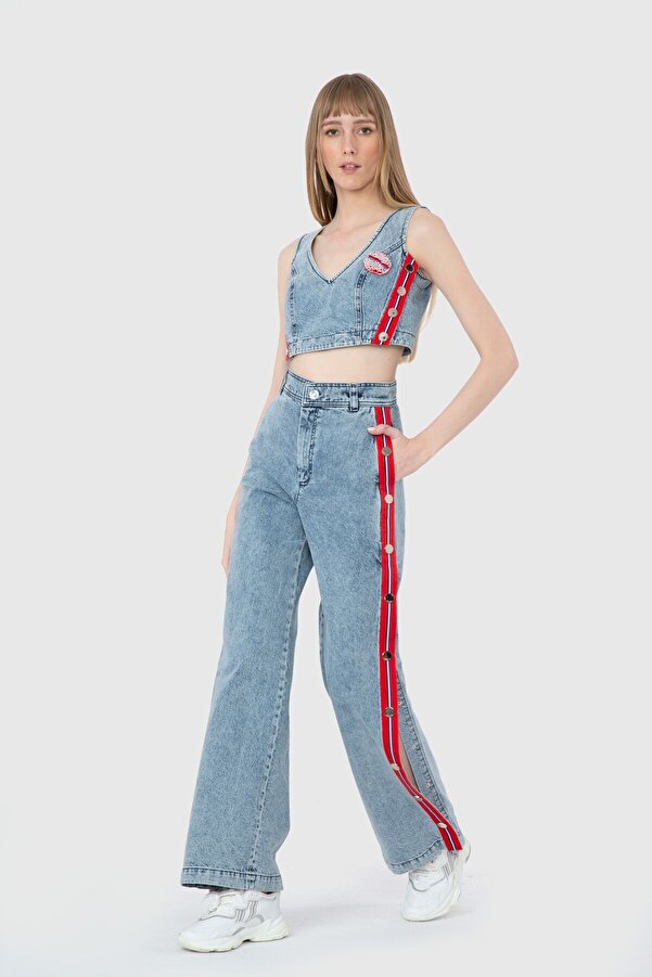 Diga Top - Blue Stripe
