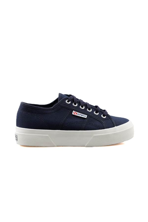 Superga 2740 Platform Navy Unisex Casual Shoes 2740-PLATFORM-NAVY