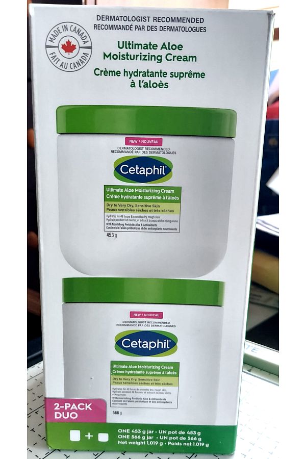 Cetaphil-Ultimate Aloe Cream Set of 2 - 1019ml Dry and Very Dry Sensitive Skin 1