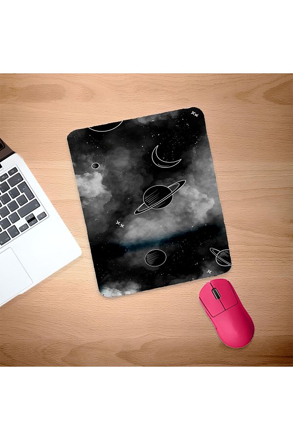 UcuruStore-لوحة ماوس مستطيلة من Cloud and Planets مع دعم للمعصم 1
