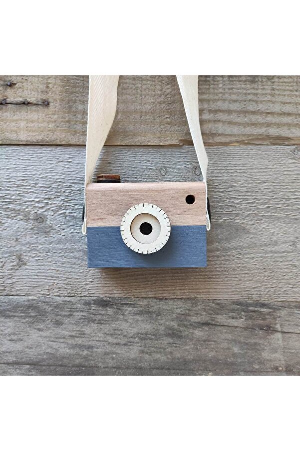 Genel Markalar Ahşap Oyuncak Waldorf Fotoğraf Makinesi Eğitici Bebek Kamera Montessori 1 Adet