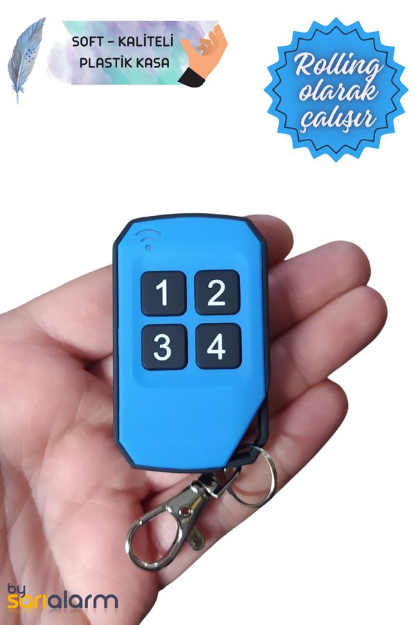 sarıalarm-Smart Remote Control That Can Be Rolling ( Nice - Bft - Hiland - Faac - Elero Vb ) - Soft Body 1