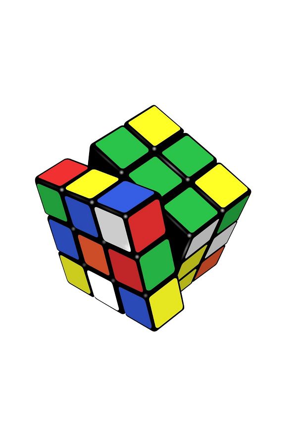 Nostalji Kutusu-3X3 Rubik's Cube - Quality and Mind Compulsory Toy, Patience Intelligence and Easy Speed Rotatable 1