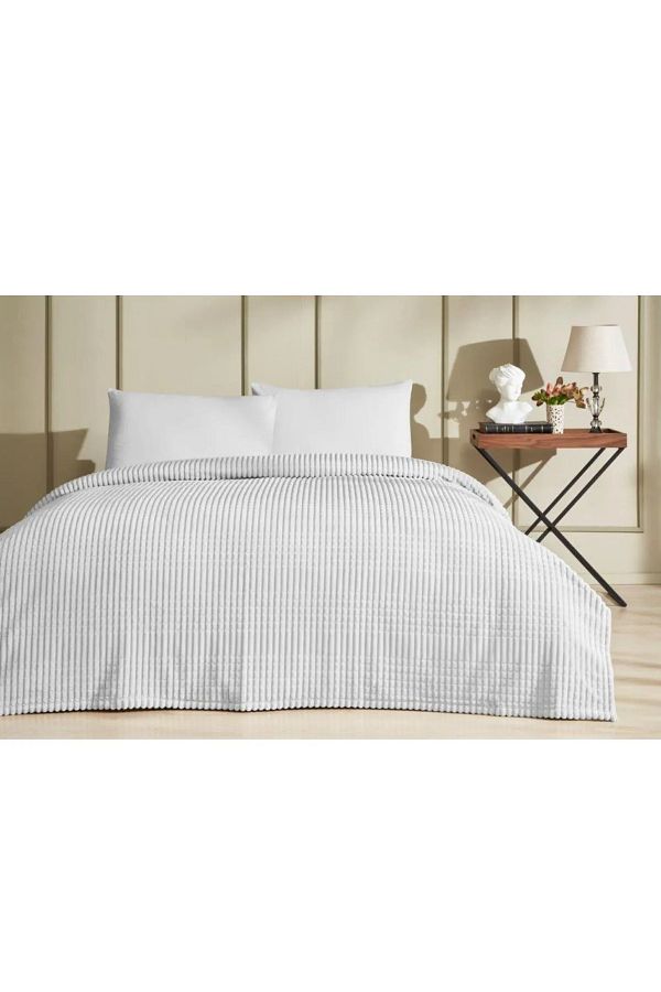 Özdilek-Pyramid Single Bedspread Gray 1