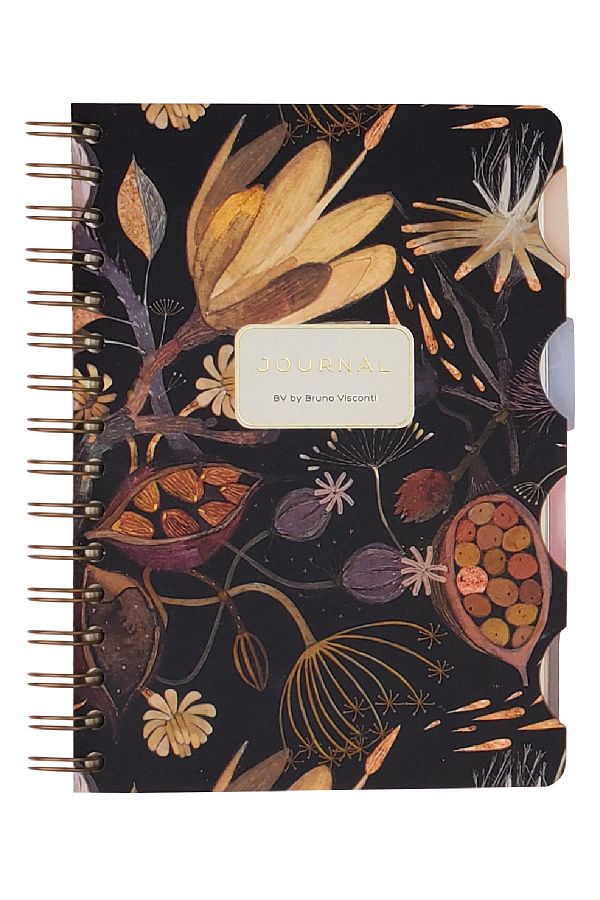 Bruno Visconti-Spiral Notebook A5 with 4 Bookmarks, 30 MakeStriped, 30 MakeStriped, 30 MakeDotted, 30 Y 1