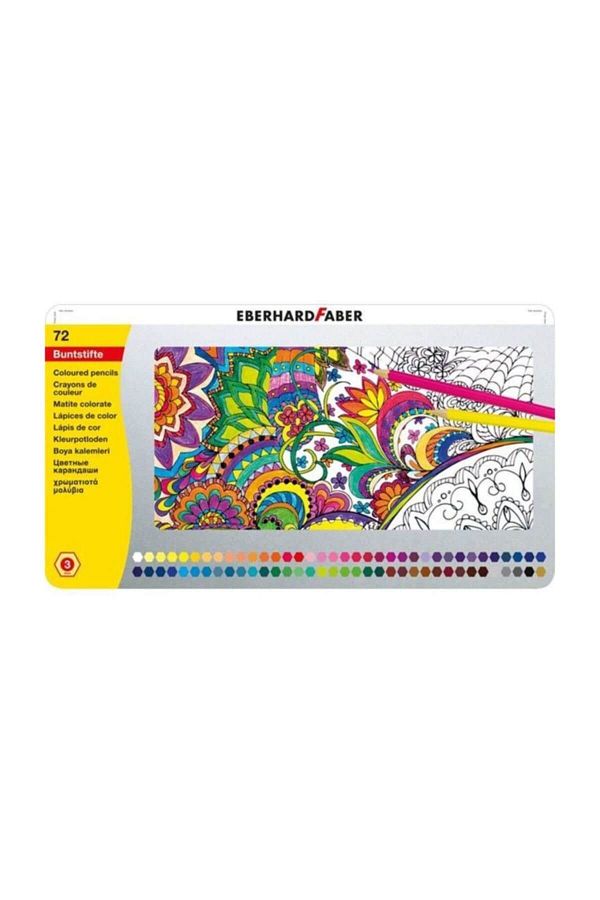 Eberhard Faber-Sommeow Dry Paint Set 72 Colors Metal Box 1