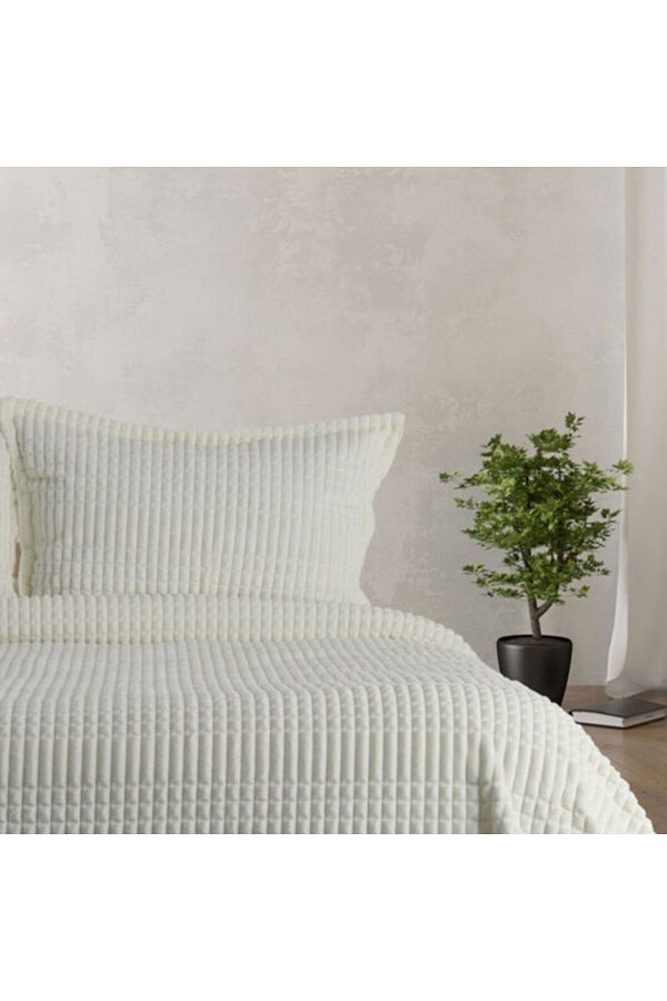 Merinos-Modern Line Cream Single Bedspread Set 1
