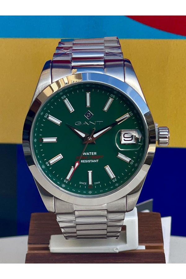 Gant-G161015 Green Dial Steel Men's Wrist Watch with Series Numbers 1