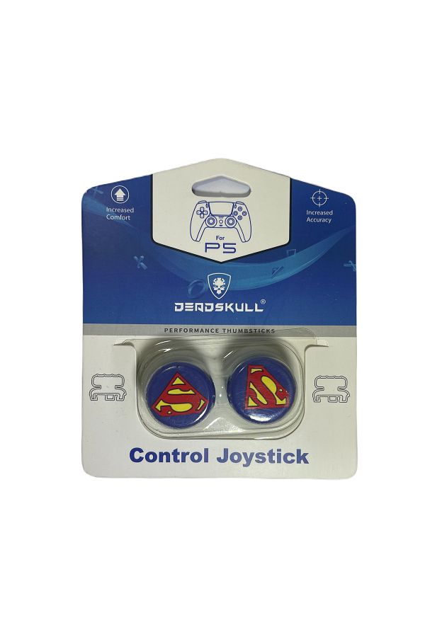 DeadSkull-Superman PS4/PS5 Game Pad Analog Riser Controller Kit 1
