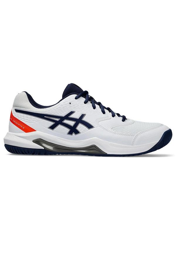 Asics Gel Dedicate 8 White Orange Men s Tennis Shoes Trendyol