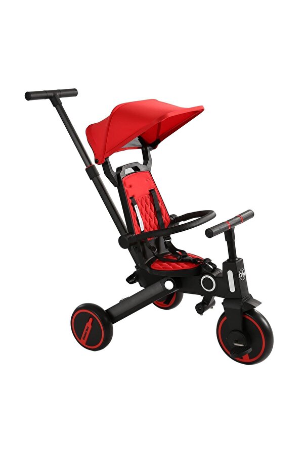 Maxi Taxi Easy Trike Ebeveyn Kontrollü Bisiklet Kırmızı