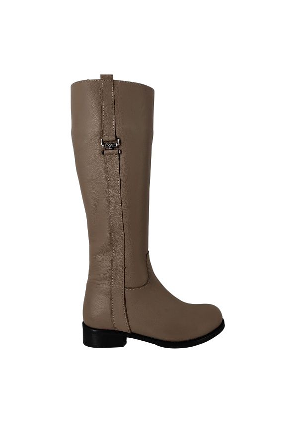 Genuine leather riding boots womens top