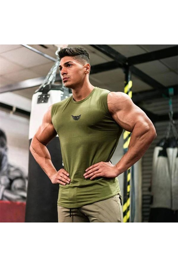 GENIUS STORE Men s Moisture Absorbing Quick Dry Athletic Technical Performance Athlete Zero Sleeve T shirt MG ATLET Trendyol