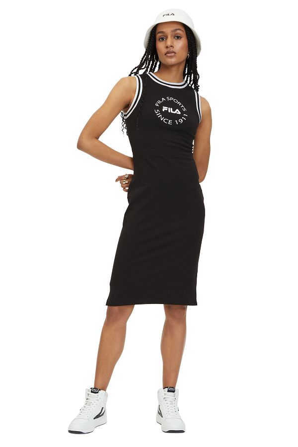 Fila-Kleid Damen/Mädchen Schwarz 1