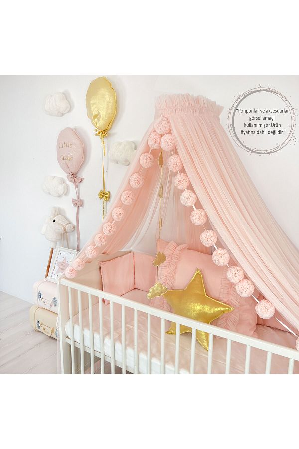 PAMUKA Baby Crib Mosquito Net Tulle Mosquito Net Baby P nk Trendyol