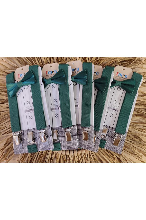 Monkabox-Set de 5 umerase pentru papion verde 1