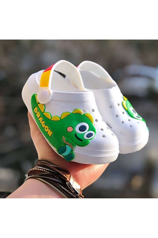 Pandalina Children s sandals slippers baby dragon baby dragon figured non slip Phylon light sole sandals Trendyol