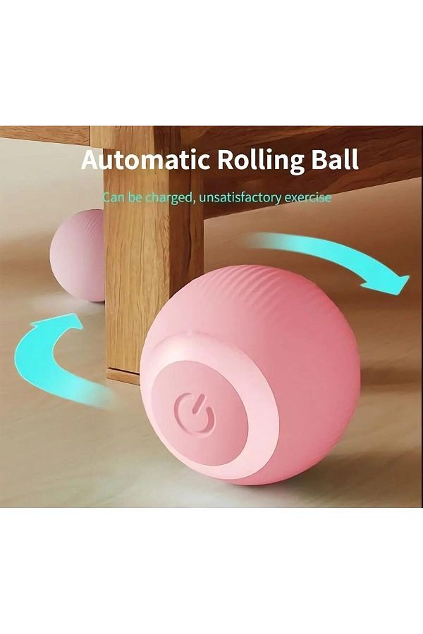 sebura-Animated Cat Ball Smart Rolling Pet Ball Automatic Cat Toy 1