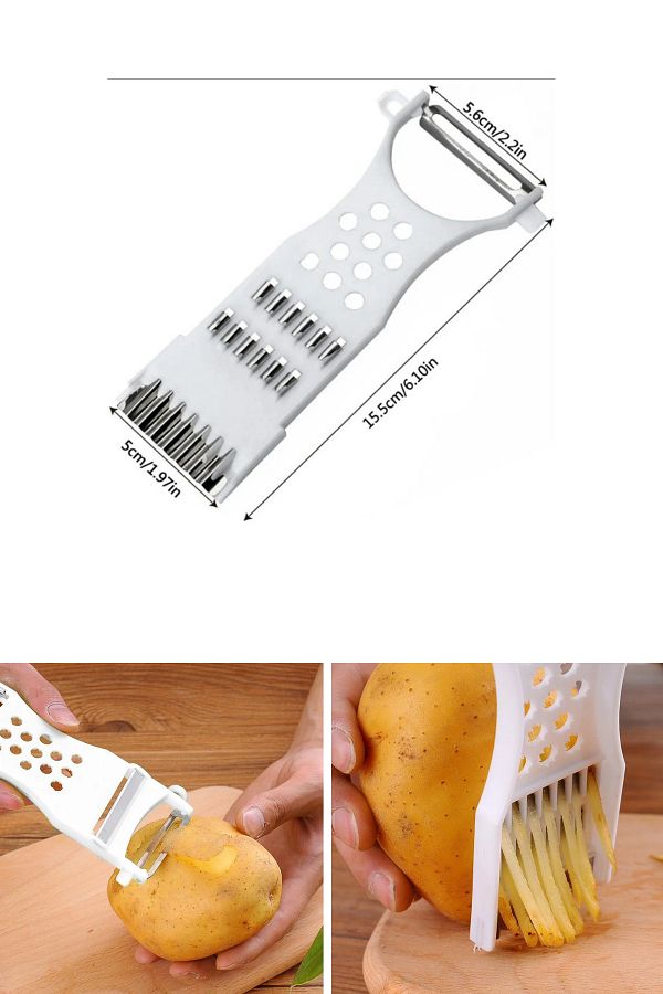 QNİAY-Grater Peeler Smart Master 5-Function Vegetable Fruit Peeler Slicer Peeler 1