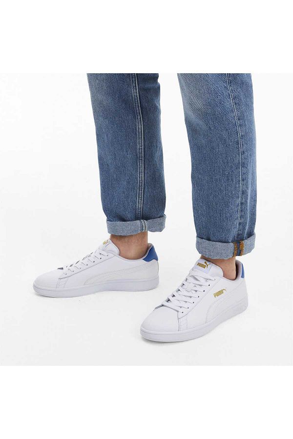 Puma smash v2 leather best sale