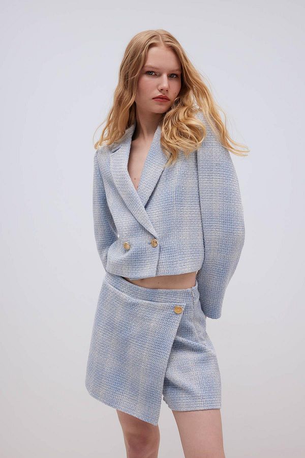 Robe blazer en tweed online