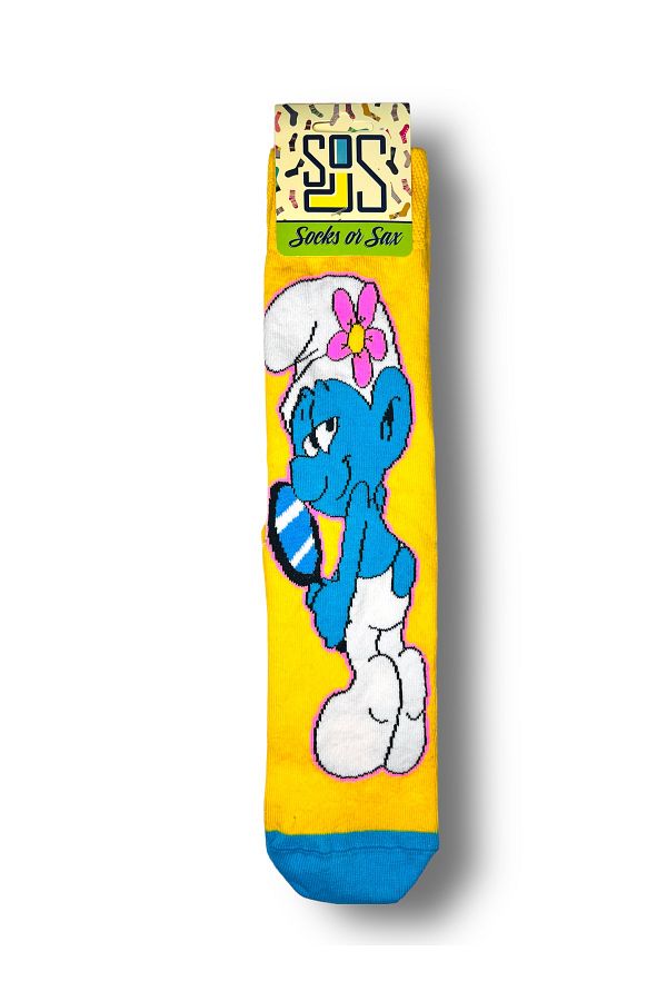 SOS-Socks Smurfs Fancy Smurf Character Socks Colorful Perfumed Socks 1