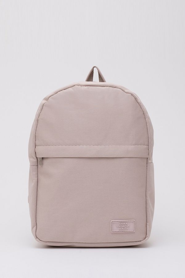 Cream canvas backpack on sale