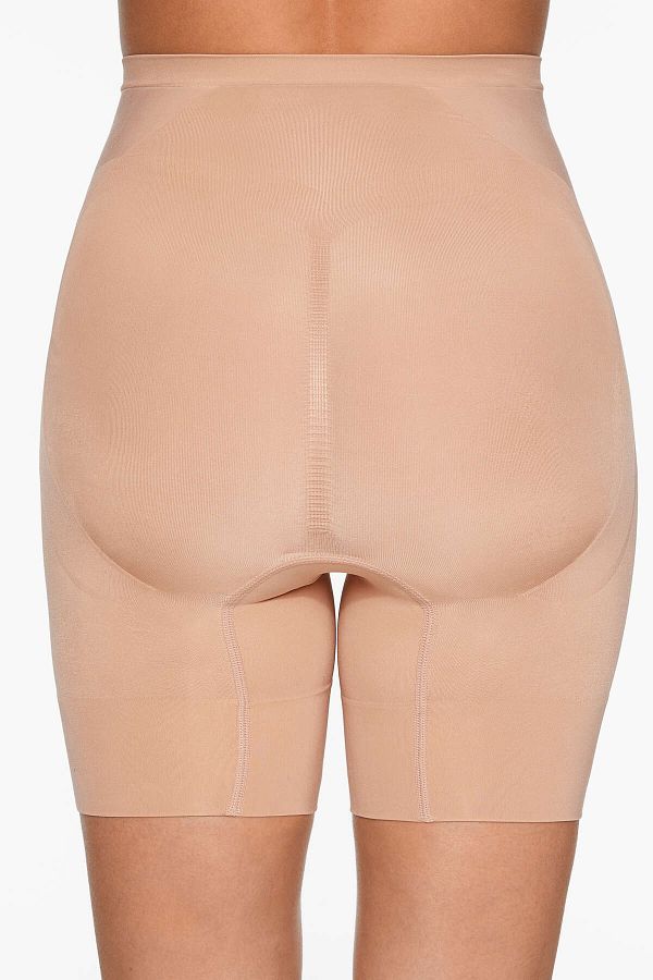 Oysho-High Waisted Shapewear Seamless Cycling Shorts 1