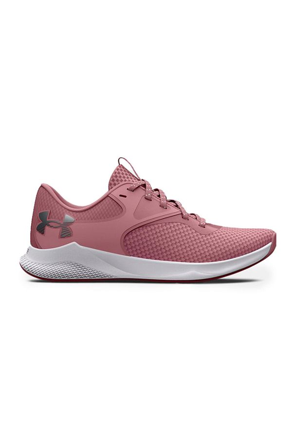 Hot pink under armour shoes shop