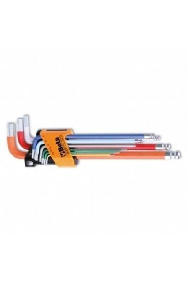 Beta-96bp-cl/sc9 Colorful Curved Allen Key Set 1