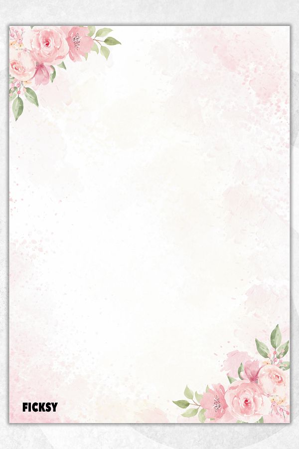 Ficksy-Flower Note Paper - A5 Size - 50 Sheets - Notepad - Memopad - Memo Pad - To Do List 1