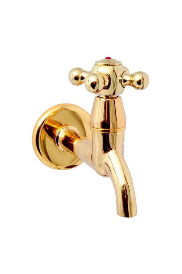 İSAOĞLU YAPI-Gold Faucet Gold WC Tap Classic Design Gold Faucet 1