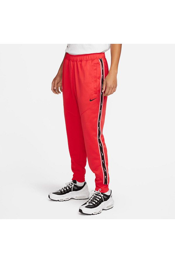 Nike red sweatpants on sale