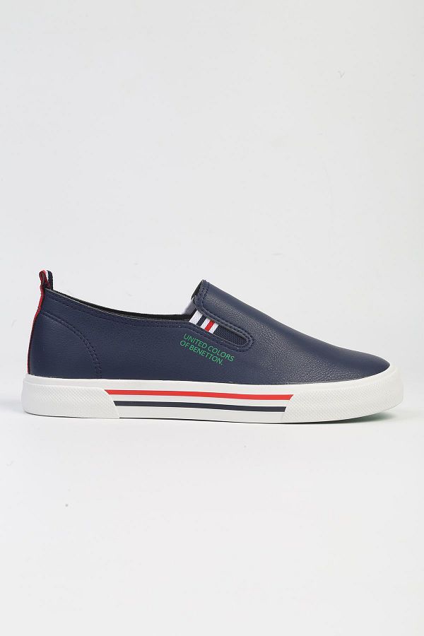 United colors of benetton navy blue sneakers best sale