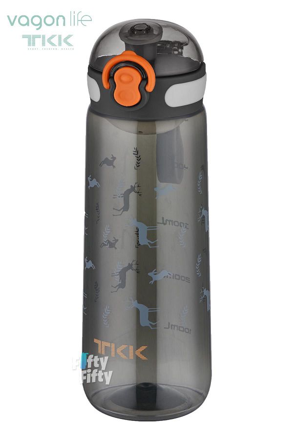 Vagonlife-TKK 550 ML Comfortable Drinking (Without Straw) Bpa Free Tritan Water Bottle with Carrying Strap FFTKK1005-550ML 1
