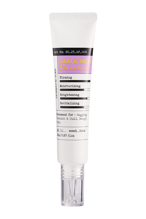 DERMA FACTORY-5% Bakuchiol Containing - Elasticity Increasing and Skin Regulating Serum Derma Factory Bakhuciol Ampoule 1