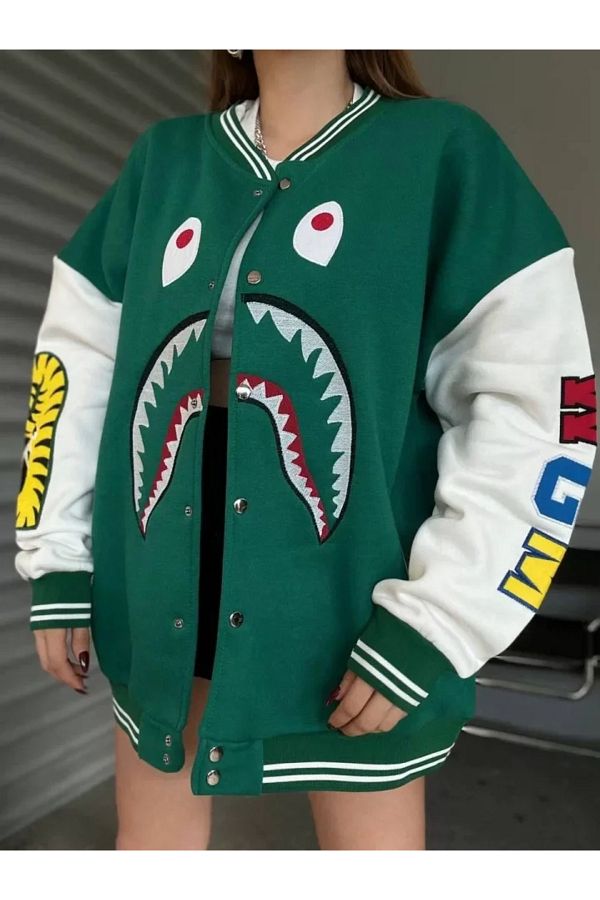 Bape college jacket hotsell