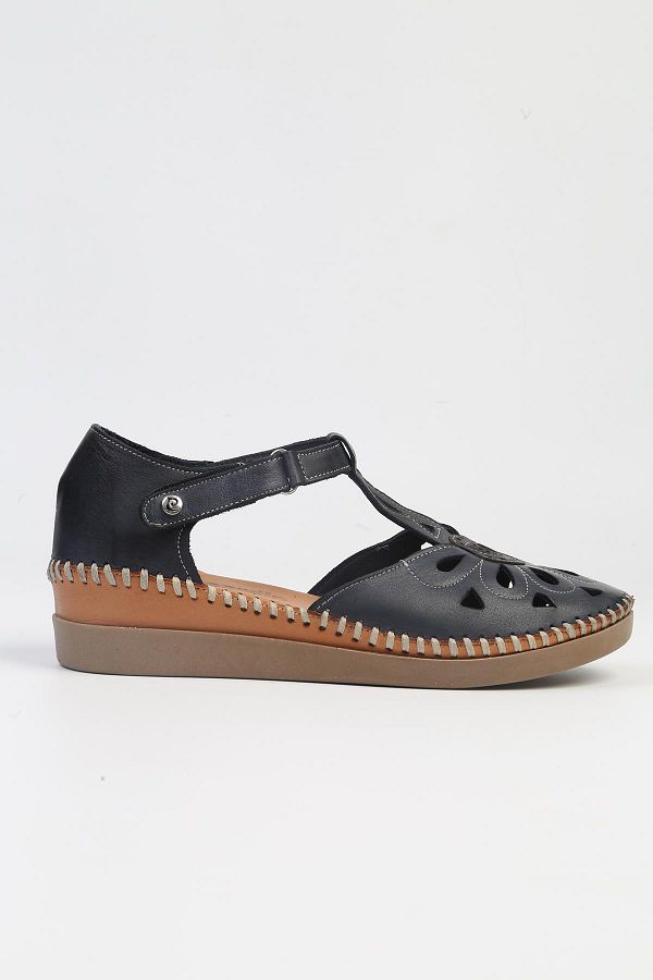 Pierre Cardin-®| PC-53024- 3963 حذاء كاجوال بكعب نسائي أزرق داكن 1