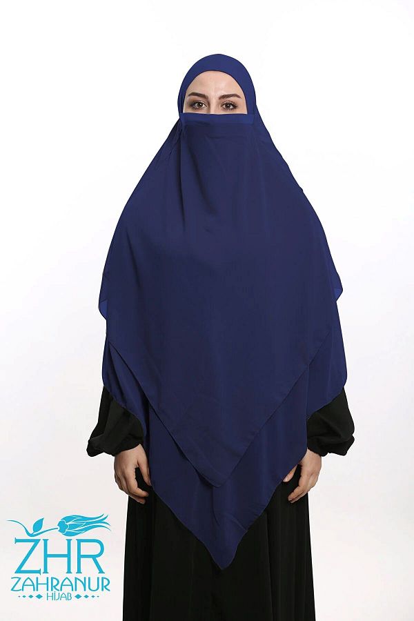 ZAHRANUR HİJAB-3-LAYER CHIFFON SUFLE (HIMAR 1