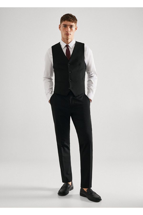 MANGO Man-Super Slim Fit vesta 1