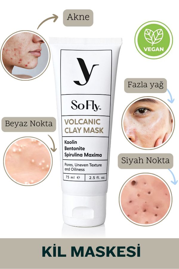 So Fly-Volcanic Purifying Clay Mask 75ml 1