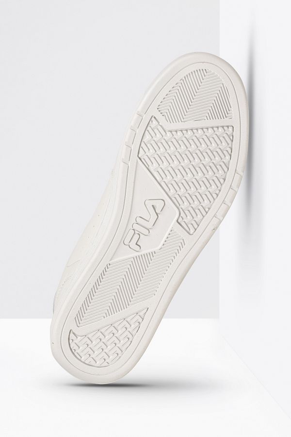 Fila white flat shoes outlet
