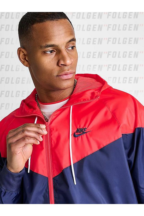 Nike Men s Sportswear Windrunner Woven Hooded Jacket Men s Sports Jacket Windbreaker Trendyol