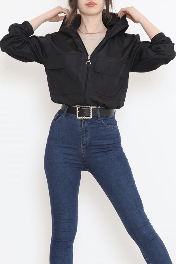 Crop raincoat 2025