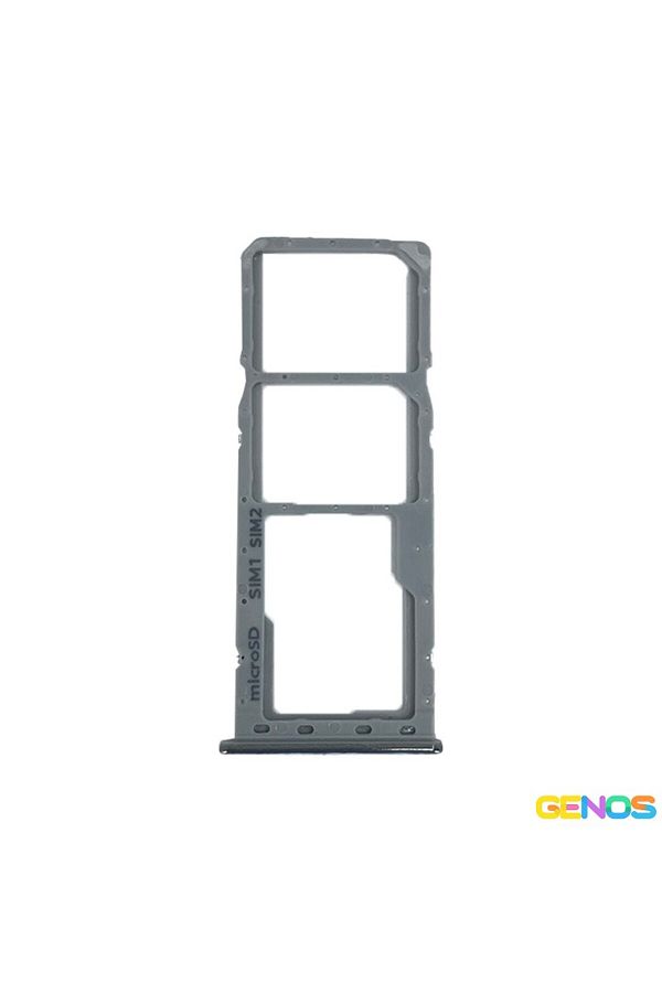 Genos-Samsung Galaxy A10 Compatible Memory Card + Sim Iron (Sim Drawer) (Gray) (SN)809350) 1