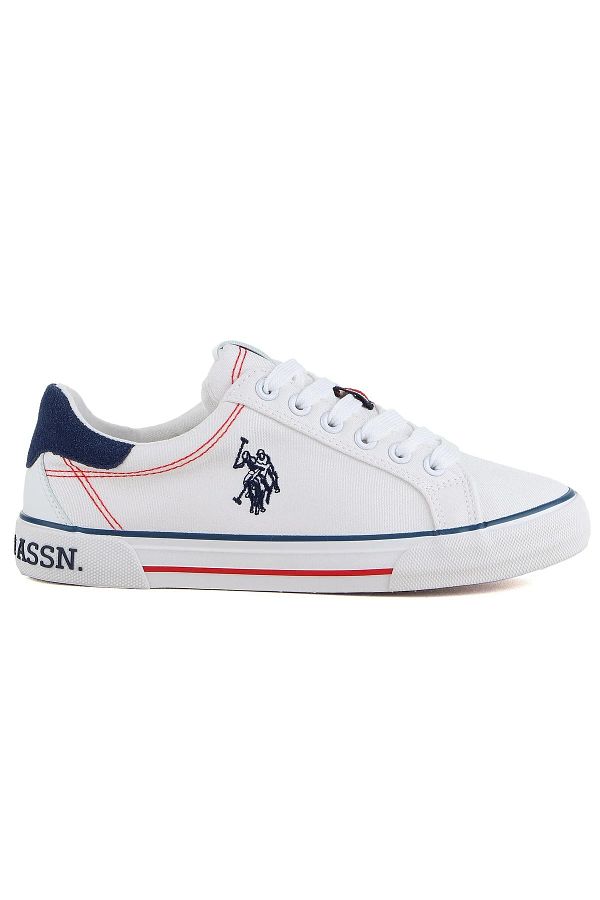 U.S. Polo Assn. US Polo AssnRACHEL 4FX Lace Up Unisex Sneaker WHITE Trendyol