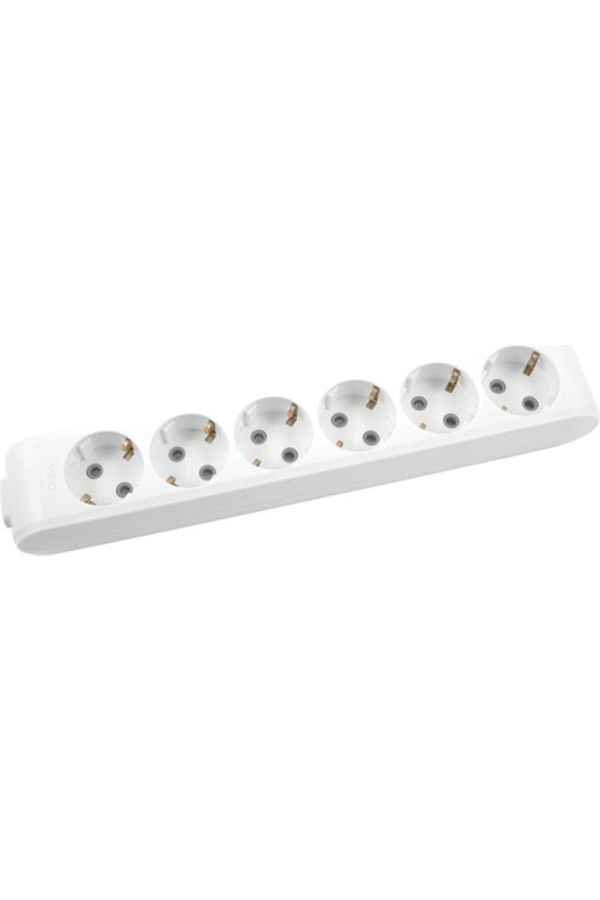 VİKO-Viko 90113600   Multi-Let 6-Piece Socket Child Proof Grounded Terminal Block (Without Cable) Group Socket 1