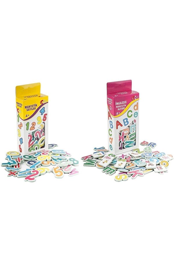 Diytoy Manyetik Alfabe Ve Sayılar 2 Li Eğitici Set