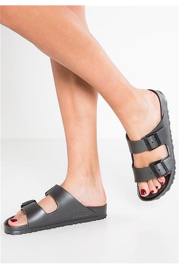 Birkenstock Arizona Eva Anthracite Women s Slippers 010014980 V4 Trendyol
